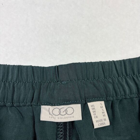 LOGO Lori Goldstein Womens Wide Leg Pull On Green Lounge Relaxed Fit SMALL - Picture 8 of 12
